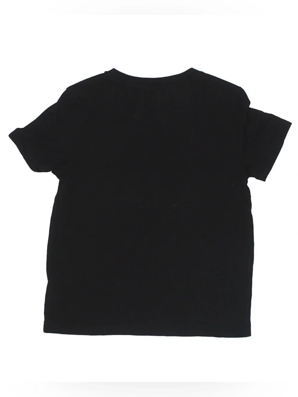 OLD NAVY Classic Black V-Neck Kids T-Shirt S (6-7) Plain